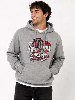 Mitchell & Ness Toronto Raptors Retro Dino Graphic Hoodie Medium M